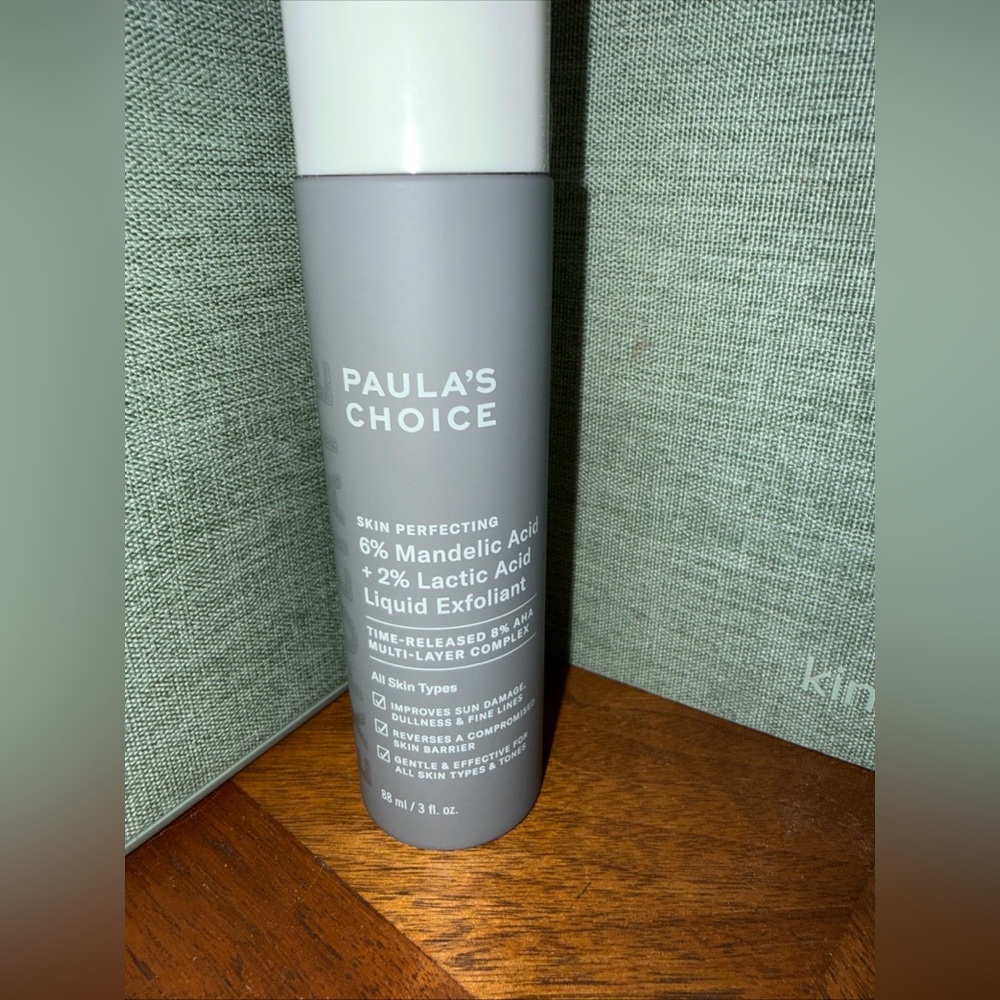 PAULA'S CHOICE 6% MANDELIC ACID + 2% LACTIC ACID LIQUID EXFOLIANT 3 OZ SEALED